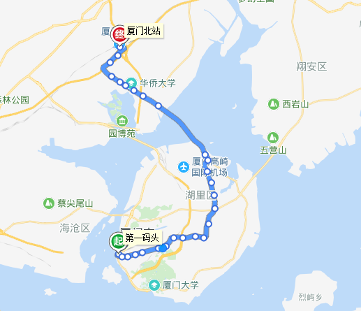 廈門brt路線廈門快1路線